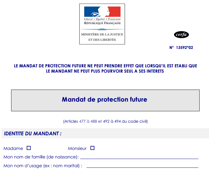 protection patrimoine du dirigeant mandat de protection future